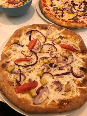 Gyros at Veganeria in Budapest