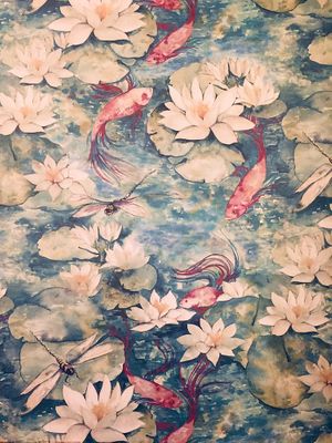 Amazing wallpaper!  at Veganeria in Budapest