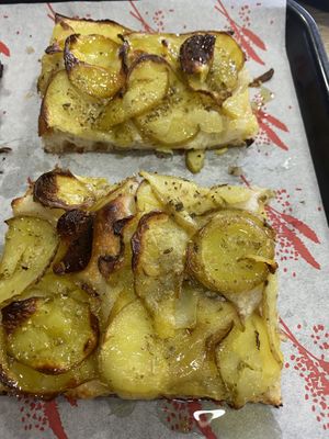 Pratap & rosemary   at Baked Pizza Al Taglio  in Glasgow