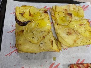 Potato and rosemary at Baked Pizza Al Taglio  in Glasgow