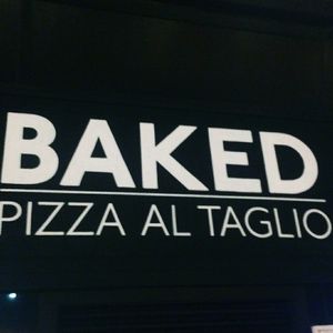 here we are at Baked Pizza Al Taglio  in Glasgow