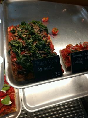 couple of options at Baked Pizza Al Taglio  in Glasgow