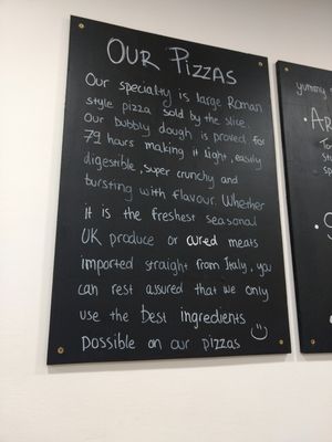 Bread at Baked Pizza Al Taglio  in Glasgow