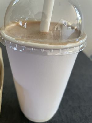 Peanut butter smoothiee  at Acai Brothers in City Beach