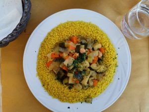 Couscous with Vegetables at Gam-Gam in Venice
