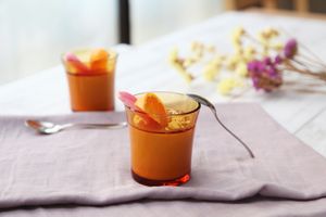 Soy Pudding  at Nourish in Tokyo