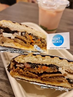 Yakiniku cheese steak ~ 7/11/21 at Everyday Vegan Grocer - Online only in Central Singapore