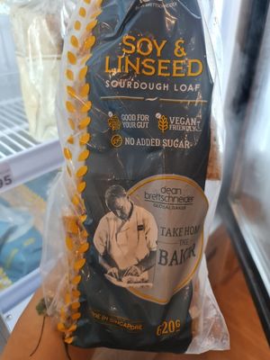Soy & Linseed Sourdough Loaf ~ 7/11/21 at Everyday Vegan Grocer - Online only in Central Singapore