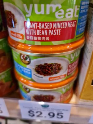 Plant based Minced meat with bean paste ~ 7/11/21 at Everyday Vegan Grocer - Online only in Central Singapore