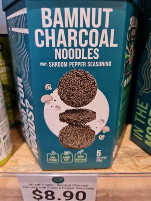 Charcoal noodles ~ 7/11/21 at Everyday Vegan Grocer - Online only in Central Singapore