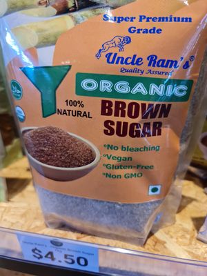 Brown sugar ~ 7/11/21 at Everyday Vegan Grocer - Online only in Central Singapore