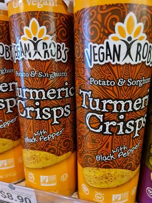 Turmeric chips ~ 7/11/21 at Everyday Vegan Grocer - Online only in Central Singapore