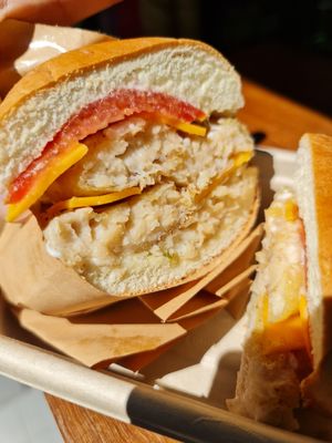 Fillet No Fish Sandwich ~ 30/7/22 at Everyday Vegan Grocer - Online only in Central Singapore