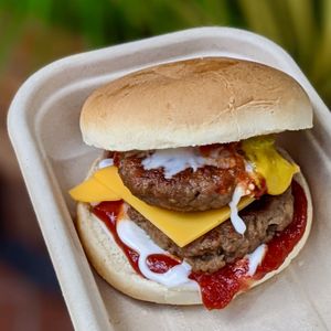 Double Cheeseburger at Everyday Vegan Grocer - Online only in Central Singapore