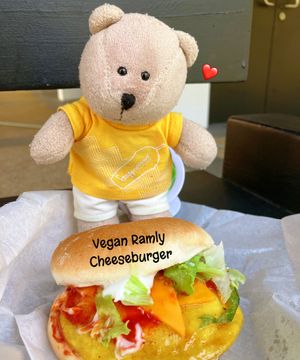 Ramly Cheeseburger $6  at Everyday Vegan Grocer - Online only in Central Singapore