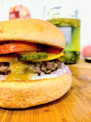 cheeseburger at Everyday Vegan Grocer - Online only in Central Singapore