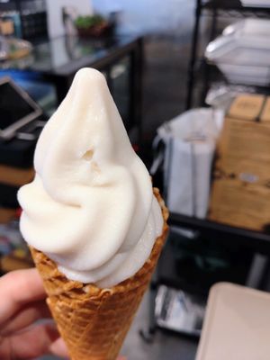 vanilla oat milk soft serve at Everyday Vegan Grocer - Online only in Central Singapore