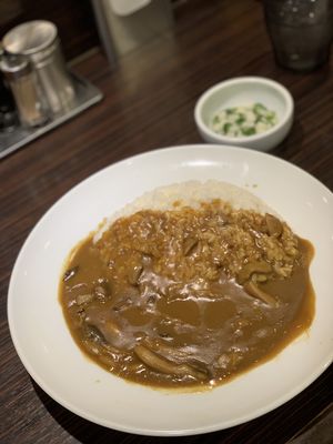 Mushroom curry at CoCo Ichibanya - Tobu Asakusa Station in Tokyo