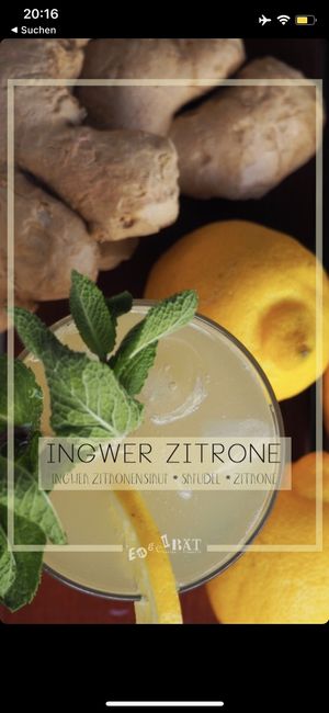 Ginger lemon   at Engelbat in Cologne