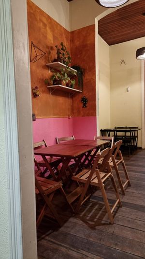 2nd floor at Desvio Bar in Florianopolis