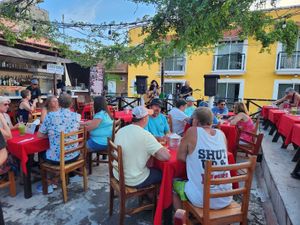 nice rooftop space at El Patio House of Music in Isla Mujeres