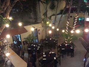 Restaurant at El Patio House of Music in Isla Mujeres