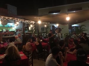 Upstairs at El Patio House of Music in Isla Mujeres