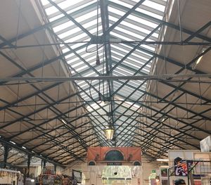 Food court   at St George's Market in Belfast