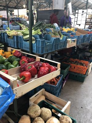 Eat local!  at St George's Market in Belfast