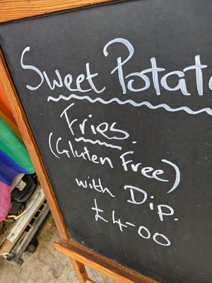 Fin McVeg at St George's Market in Belfast