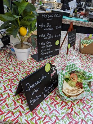 Fin McVeg at St George's Market in Belfast