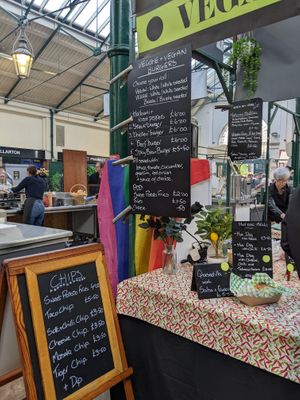 Fin McVeg at St George's Market in Belfast