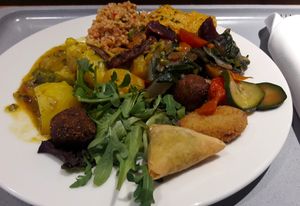 From the buffet at Pythagoras in Dusseldorf