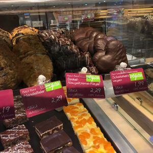 Marked vegan items  at Alnatura - Konrad Adenauer in Dusseldorf