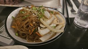 Japchae at Bae Bae's Kitchen in Pittsburgh