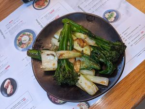 wok-fried greens at Wagamama - Leopold Sq in Sheffield