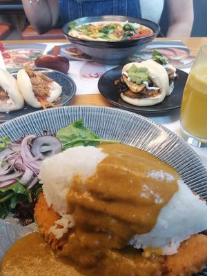 Vegan katsu, ramen and 2 types of buns! at Wagamama - Leopold Sq in Sheffield