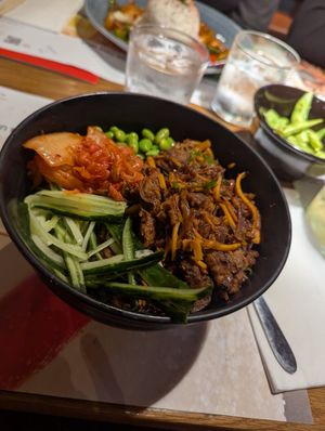 Mushroom donburi at Wagamama - Leopold Sq in Sheffield
