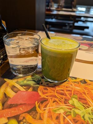 Green juice at Wagamama - Leopold Sq in Sheffield