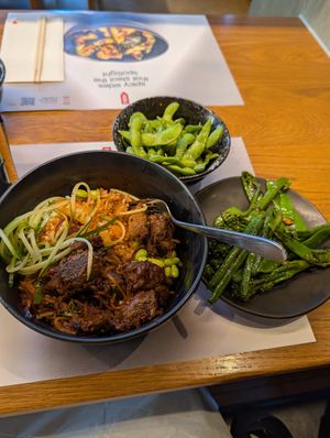Vegan dishes at Wagamama at Wagamama - Leopold Sq in Sheffield
