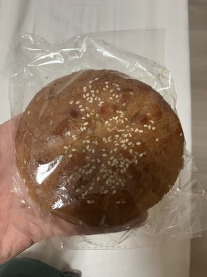 takeaway moon cake (a little dry for my taste)  at Wutai Yun in Beijing