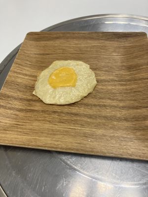 vegan egg (i don’t like eggs at all but that was quite ok for an „egg“) 😀  at Wutai Yun in Beijing