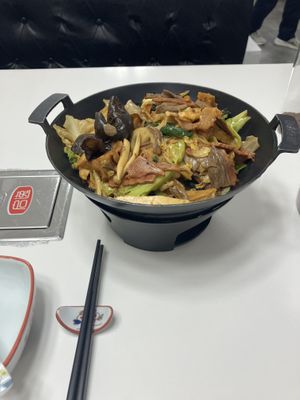 this I couldn’t eat. It had too much sichuan pepper for my mouth.  at Wutai Yun in Beijing