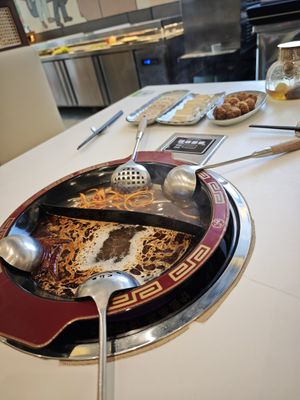 Hot pot at Wutai Yun in Beijing