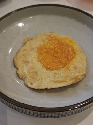 Fried "egg" at Wutai Yun in Beijing