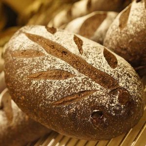 They make their own bread and some delicious coconut buns from organic flour that they have sourced (through not from their farm).  at Wutai Yun in Beijing
