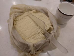 Homemade tofu (for hotpot) at Wutai Yun at Wutai Yun in Beijing