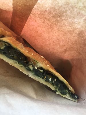 Spanakopita  at Greek Vegan Bakery in Newtown