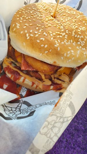 Bbq burger at The Vegan Hooligans - Pop-up in Los Angeles