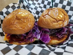 vegan sliders at The Vegan Hooligans - Pop-up in Los Angeles